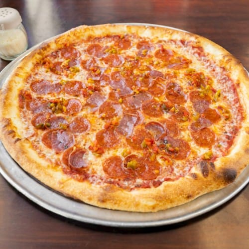 The Spicy Familia Pizza.