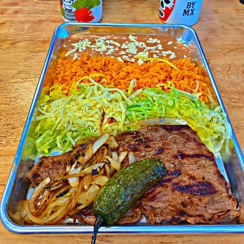 Carne asada Plate.