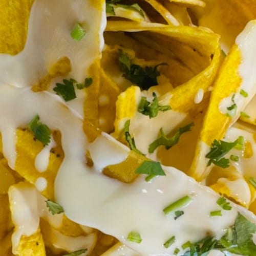 Nacho Chips And Queso.