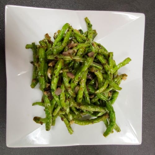 V1. Sauteed Dry String Bean.