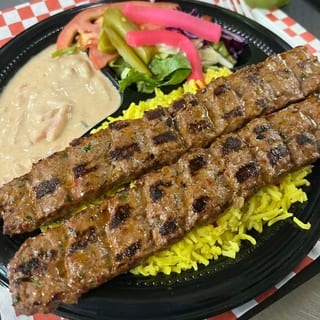 Kufta Kebab Plate