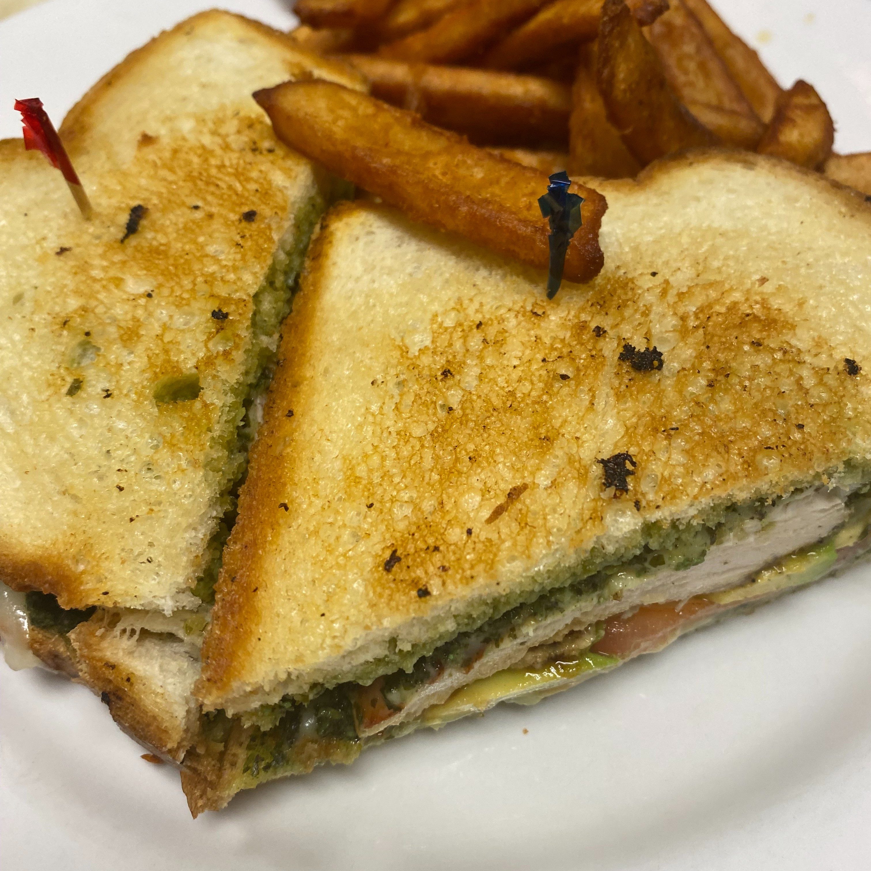 Chicken Pesto Sandwich.