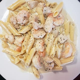 Pesca pollo al forno