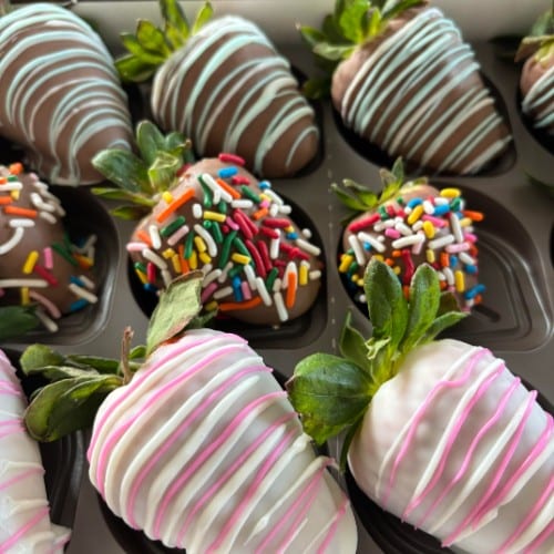 Birthday Set Strawberries.