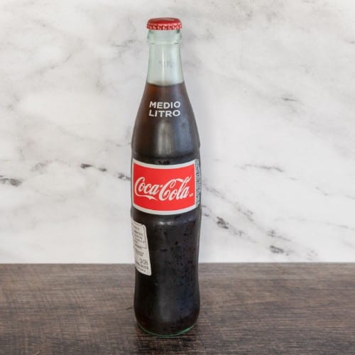 Bottled Mexican Coca-cola.