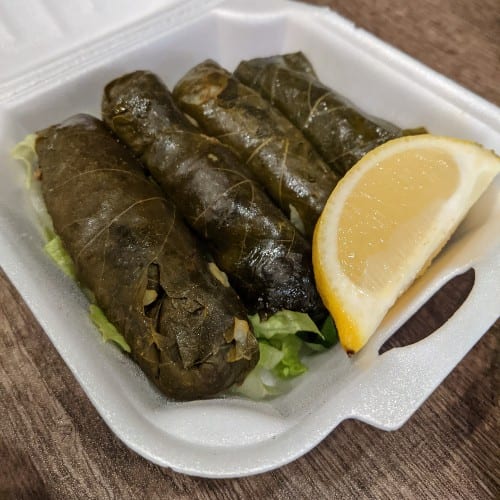 Meat Grape-leaves (4 pieces).