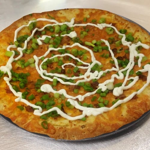Idaho Baked Potato Pizza.