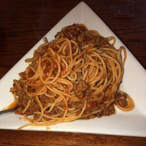Pasta Meat Sauce.