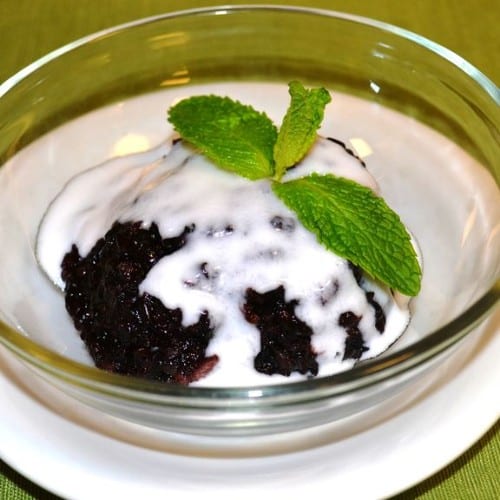 Purple Rice Pudding.