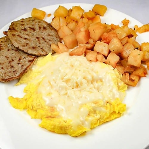 Three Eggs Breakfast.