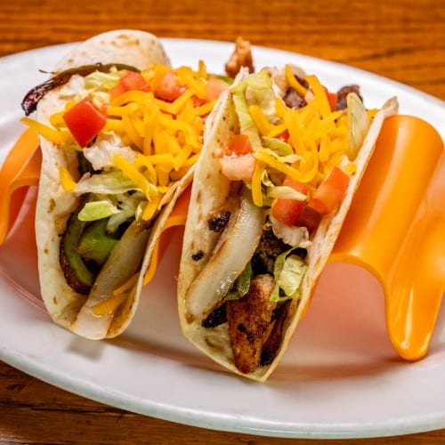 Chicken Fajita Tacos.