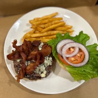 Blue Cheese Bacon Burger