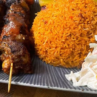 Jollof Rice & Suya Beef