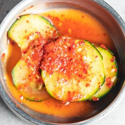 Spicy Cucumber Salad.