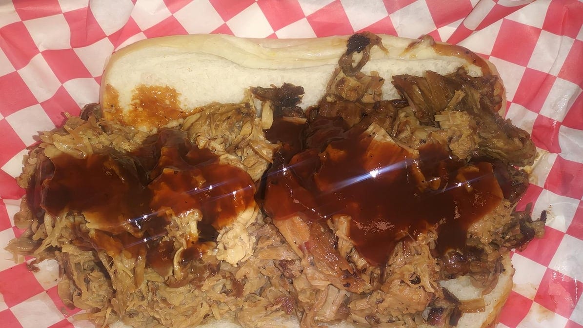 1/2 Pork & 1/2 Brisket.