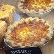 Beef Chorizo and Potato Quiche Slice- 5" Individual.