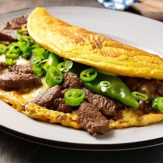 Philly Cheese Omelette