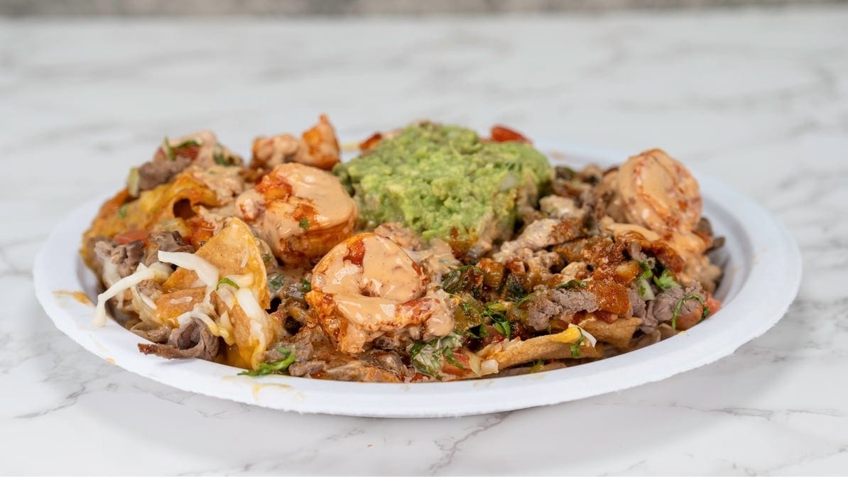 Surf N' Turf Nachos.