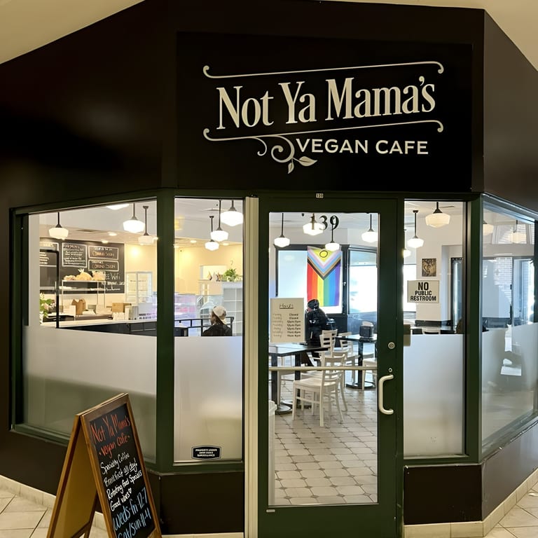 Welcome to Not Ya Mama's Vegan Cafe