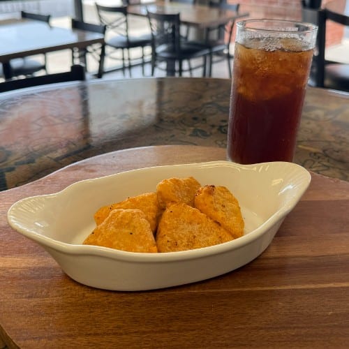 Mac and Cheese Bites.