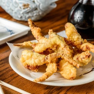 Soft Shell Crab Tempura •