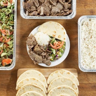 Gyro Plate (Serves 30)  With Hummus