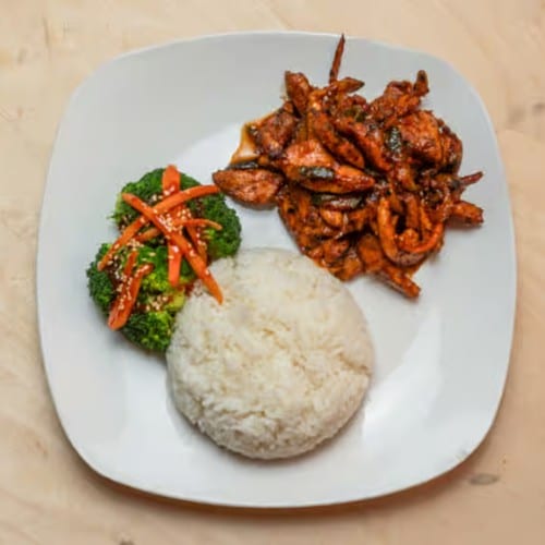 Jeyook Spicy Chicken (Rice Plate).