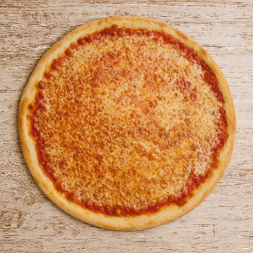 18” Plain Cheese Pizza.
