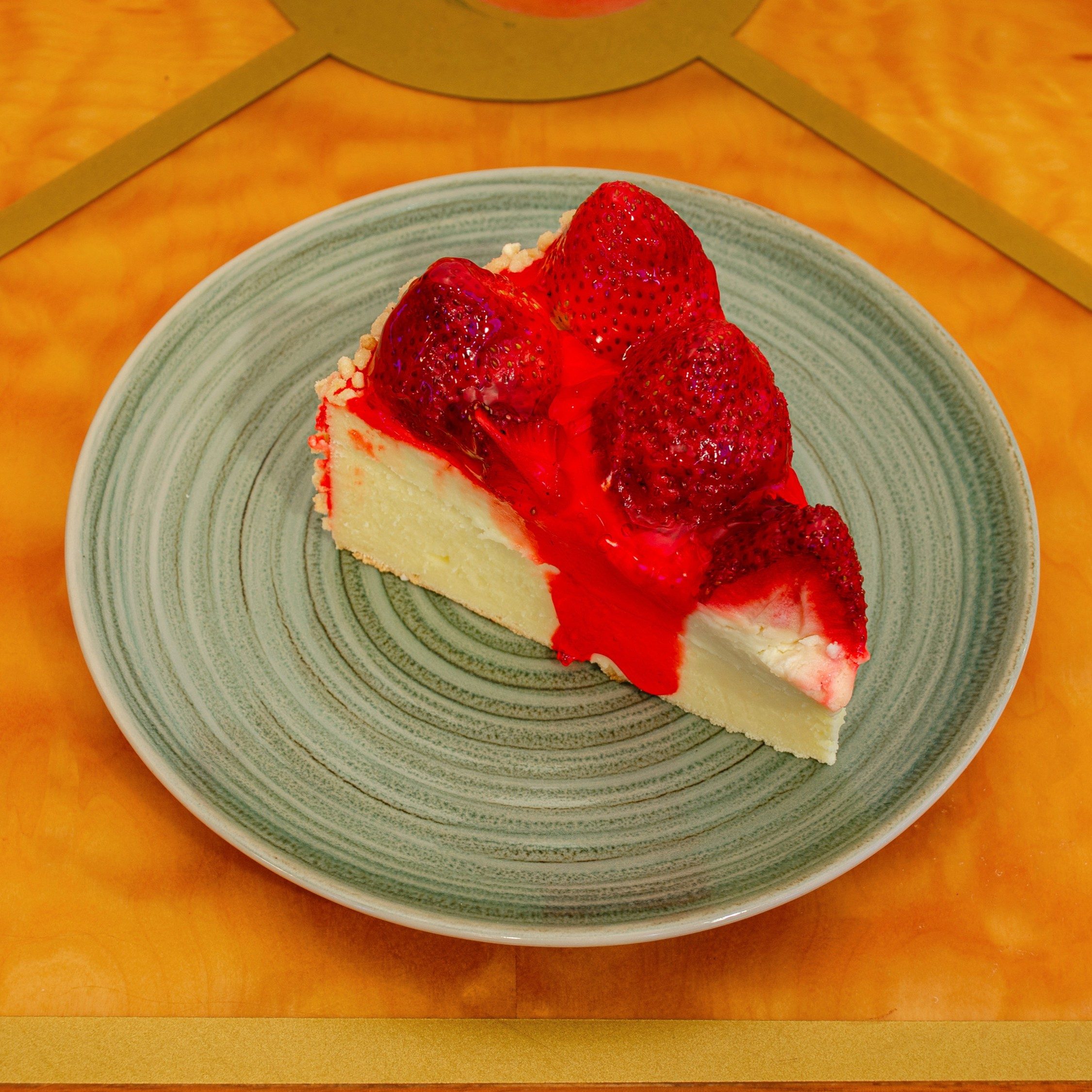 Chocolate or Strawberry Cheesecake.