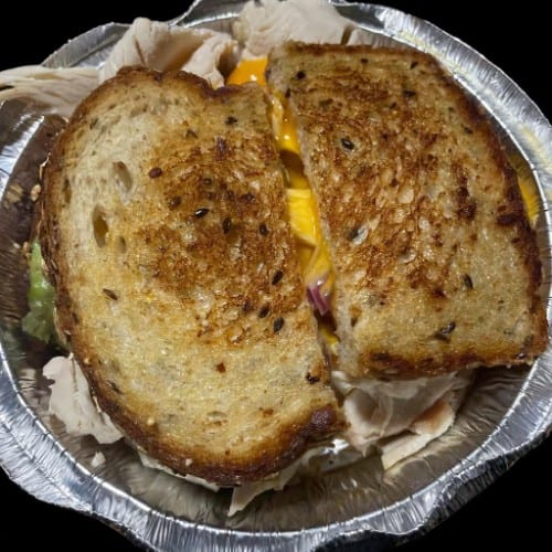 The Griller Stuffed Grilled Cheese.