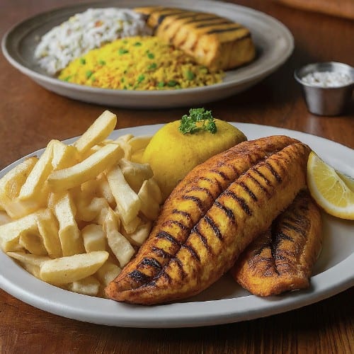 Swai (similar to catfish).