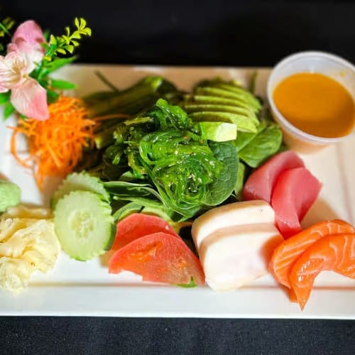 Sashimi salad.