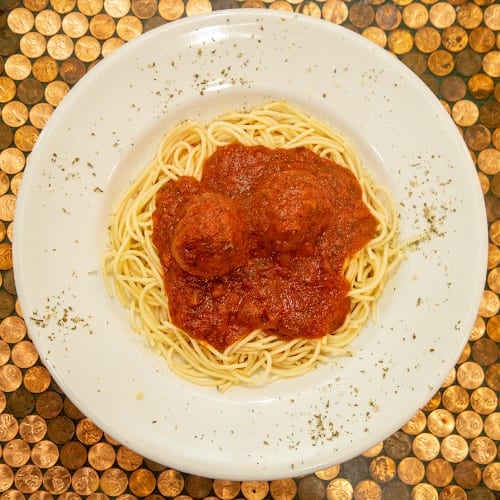 Large Spaghetti & Meatballs.