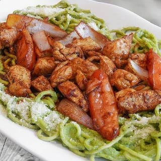 Chicken Pesto Saltado