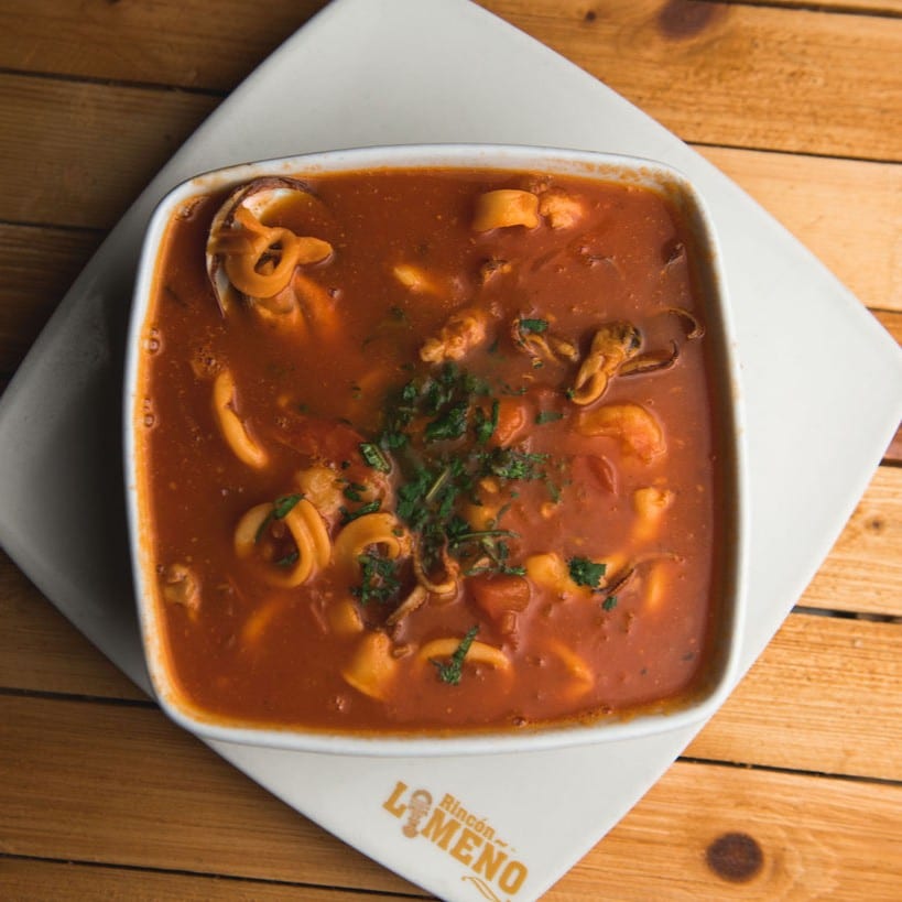 Parihuela De Mariscos.