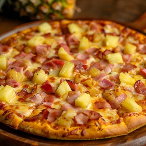 Hawaiian Pizza (Personal - 6 Slices 10").