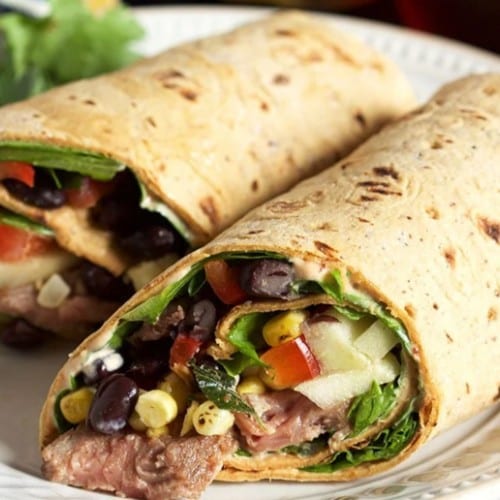 Steak Fajita Wrap.