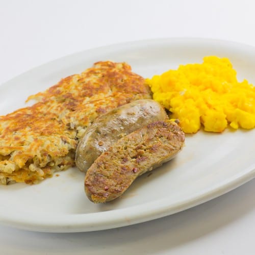 Thai Sausage & Eggs Breakfast.