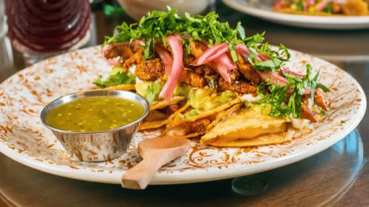 Al pastor quesadilla.