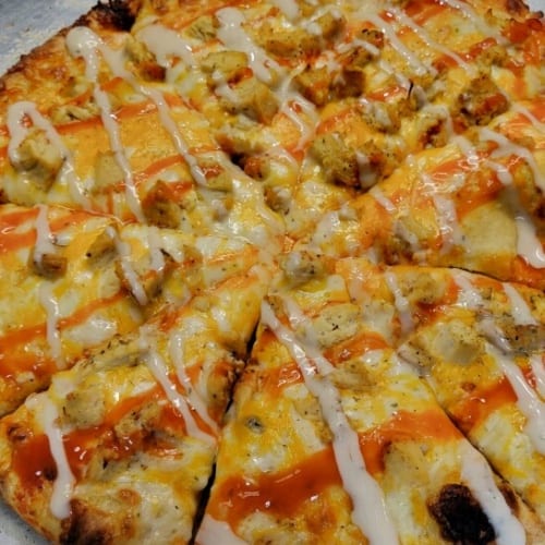 Buffalo Chicken Pizza.