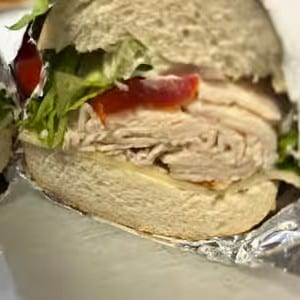 Turkey Cheddar Sandwich.