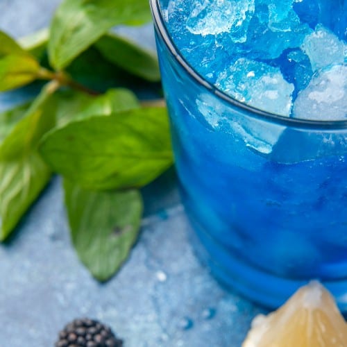 Mic's Blue Raspberry Lemonade.