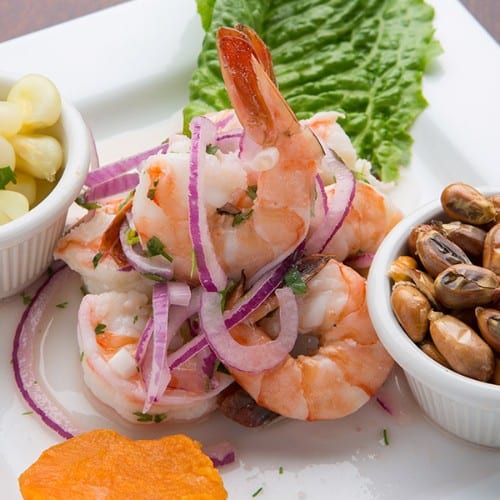 Shrimp Ceviche / Ceviche de Camarones.