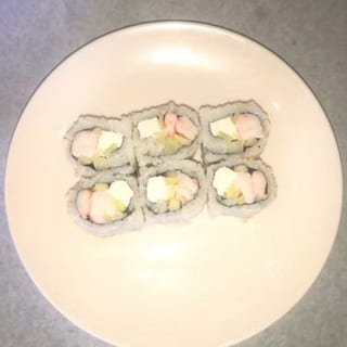Shrimp, Cheese and Cucumber Roll