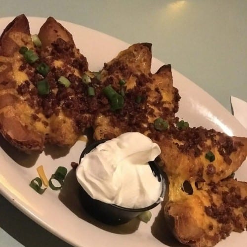 Homemade Potato Skins.