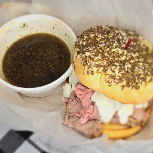 Beef on Weck.