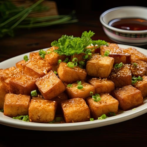 FRIED TOFU.
