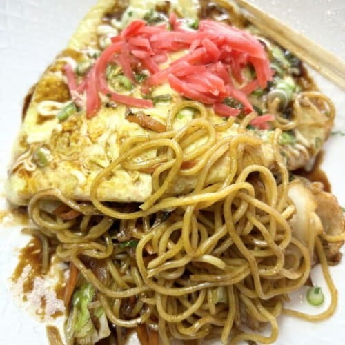 Yakisoba Omelet.