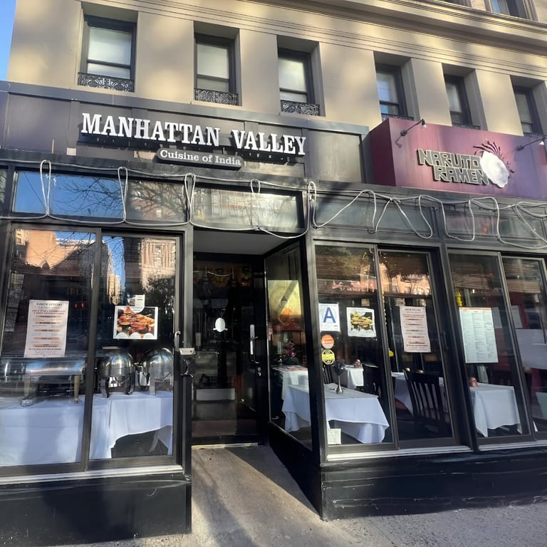 Welcome to Manhattan Valley Indian Restaurant