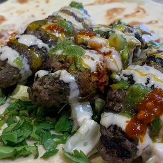 Beef Kabob Wrap